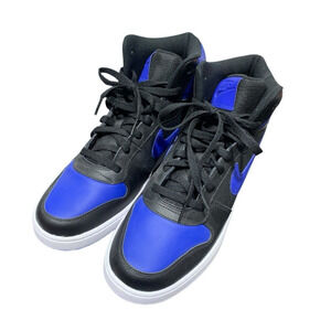 Nike Men's Ebernon Mid Sneaker Shoes Black Game Royal White Size 11 AQ1773 001